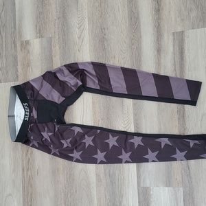 Sleefs USA Compression Tights -Small - Men's- Black / Gray